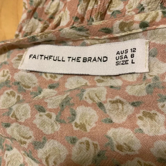 FAITHFULL THE BRAND by ANTHROPOLOGIE Marigot Dress in Pink Azalea Floral - Picture 5 of 8